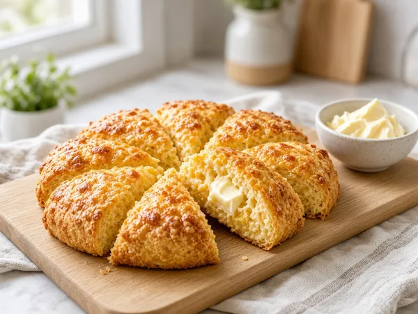 Cheddar Chive Scones