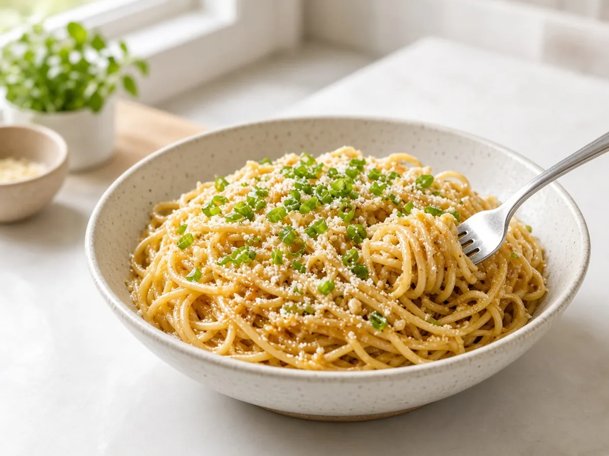 Asian Garlic Noodles: Buttery, deeply garlicky noodles glossed with oyster sauce, soy and Parmesan: the Vietnamese-American favorite made famous in San Francisco.