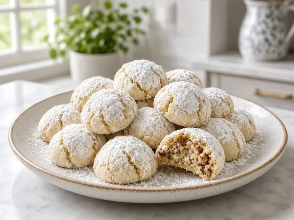 Mexican Wedding Cookies (Polvorones)