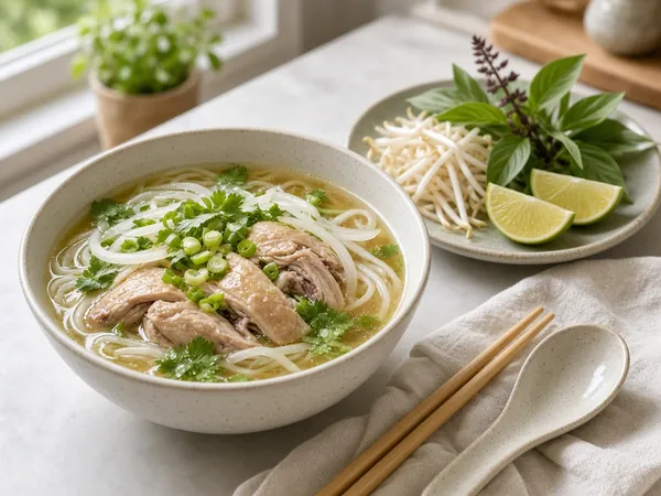 Pho Ga (Vietnamese Chicken Noodle Soup)